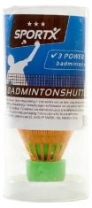 SportX Power Badmintonshuttles 3stuks