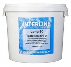Interline Zwembad Long 90 200 Grams Chloortabletten 5 kg