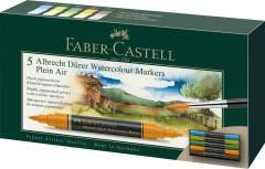 Faber Castell FC-160309 WK25Aquarel Marker FC AlbrechtD&uuml;rer 5 Stuks Plein Air