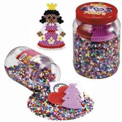 Hama Strijkkralen Multicolor met Prinses-en Hartplaat 7000 Stuks