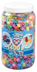 Hama Strijkkralen Maxi Pastelkleuren 1400 stuks