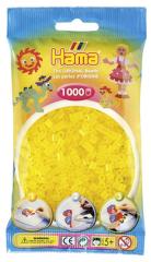 Hama Strijkkralen 1000 Stuks Geel Doorzichtig