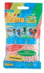 Hama Strijkkralen 1000 Stuks Rood Glow