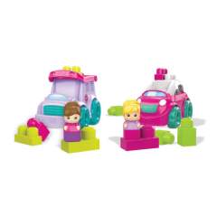 Mega Bloks Kleine Voertuig + Figuur Roze Assorti