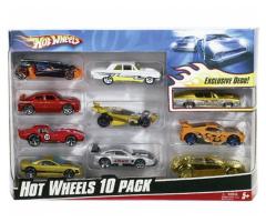Hot Wheels 10 Car Giftpack Assorti