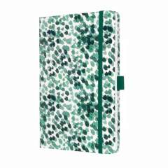 Sigel SI-JN333 Notitieboek Jolie Beauty A5 Hardcover Gelinieerd Groene Druppels 174 Blz 80g