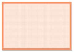 Sigel SI-HO270 Onderleggers Millimeter Wit/oranje. 30 Vel. 80 Grams