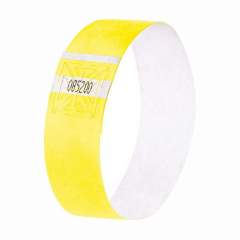 Sigel SI-EB218 Evenementenbandjes Super Soft. 255x25mm 120 Stuks Fluorescerend Geel