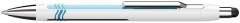 Schneider S-138702 Balpen Epsilon Touch Blauwschrijvend. Huls Wit/blauw