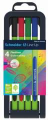 Schneider S-191094 Fineliner Line-Up 0.4mm Assorti 4 Stuks