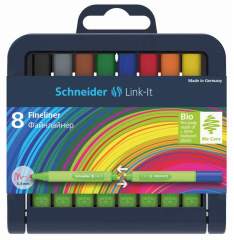 Schneider S-191298 Fineliner Link-It 0.4mm Assorti 8 Stuks