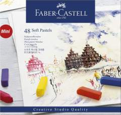 Faber Castell FC-128248 Pastelkrijt Halve Lengte Etui 