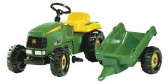 Rolly Toys  012190 RollyKid John Deere Tractor + Aanhanger