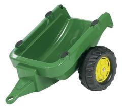 Rolly Toys 121700 RollyKid Trailer Aanhanger John Deere Groen