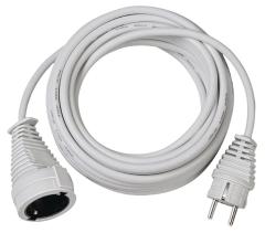 Brennenstuhl BN-1168440 Kwaliteits Kunststof Verlengsnoer 5m Wit H05 vv-f 3g1,5