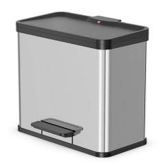 Hailo 0633-200 ?ko Trio Plus L Pedaalemmer 3x9L RVS/Zwart