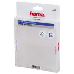 Hama CD/DVD Paper Sleeves 25-pack Transparant