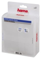 Hama 33810 CD/DVD Hoesjes 100 Pak Transparant