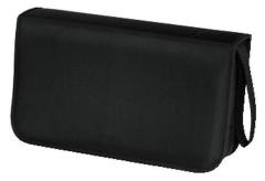 Hama 33832 CD Wallet Nylon 80 Zwart