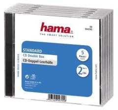 Hama 44745 CD Box Dubbel 5 Pak Geseald