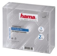 Hama 44752 CD Dubbel Box Transpirant 5 Pak