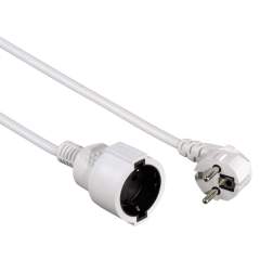 Hama Profi Extension Cable With Earth Contact 10 M White