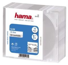 Hama 51164 CD Slim Box Transparant 10Pak