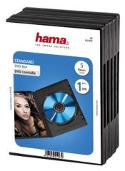 Hama 51297 DVD Box Zwart 5Pak