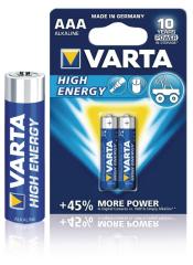 Varta 4903/2b Batterij Alkaline Aaa/lr03 1,5 V High Energy 4-blister