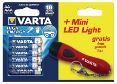Varta VARTA-92400 Alkaline Batterij Aa High Energy 8-promotional Blister
