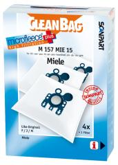 Scanpart M157MIE15 Microfleese Stofzak Miele F/J/M 4stuks