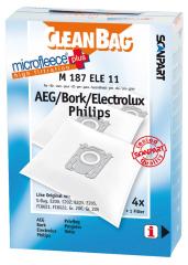 Scanpart M187ELE11 Microfleece+ S-Bag Stofzak 4stuks