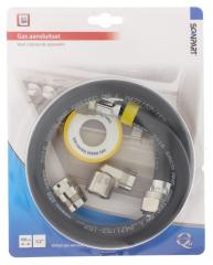 Scanpart 1104010003 Gas Aansluit Set 1/2&quot; 100cm