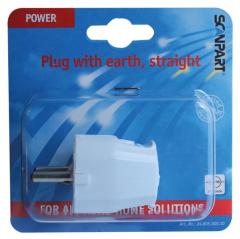 Scanpart 2480500010 E514 Stekker en Ra Recht Wit