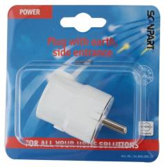 Scanpart 2480500012 E516 Stekker en Ra Zij-ingang Wit
