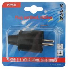 Scanpart 2480500014 E518 Stekker en Ra Rubber 10/16a