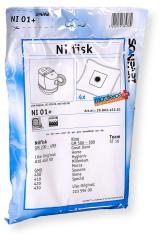 Scanpart Ni01 en Microfleese Stofzak Nilfisk King Micro