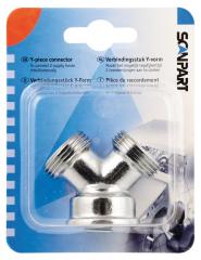 Scanpart 1132710002 Y-stuk Aanvoer 3/4 Inch Metaal