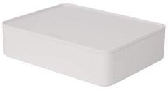 HAN HA-1110-12 Smart-organiser Allison Box Met Binnenschaal En Deksel Sneeuw Wit. Stapelbaar