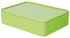 HAN HA-1110-80 Smart-organiser Allison Box Met Binnenschaal En Deksel Limoen Groen. Stapelbaar