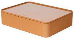 HAN HA-1110-83 Smart-organiser Allison Box Met Binnenschaal En Deksel Caramel Bruin. Stapelbaar