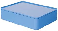 HAN HA-1110-84 Smart-organiser Allison Box Met Binnenschaal En Deksel Hemels Blauw. Stapelbaar