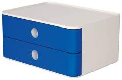 HAN HA-1120-14 Smart-box Allison Met 2 Lades Royal Blauw. Stapelbaar