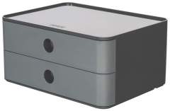 HAN HA-1120-19 Smart-box Allison Met 2 Lades Graniet Grijs. Stapelbaar