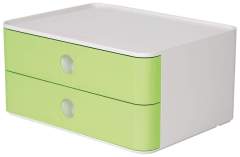 HAN HA-1120-80 Smart-box Allison Met 2 Lades Limoen Groen. Stapelbaar