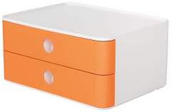 HAN HA-1120-81 Smart-box Allison Met 2 Lades Abrikoos Oranje. Stapelbaar
