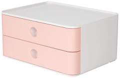 HAN HA-1120-86 Smart-box Allison Met 2 Lades Flamingo Roze. Stapelbaar