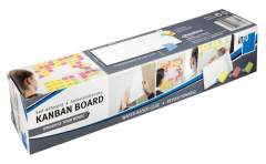 Info Notes IN-8761-08 Zelfklevende Kanban Planner 8 Vel Van 30x50.8cm Incl 3 Blok Sticky Notes