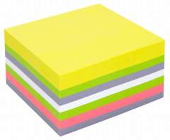 Info Notes IN-5654-80 75x75mm. 400 Blaadjes. 5 Kleuren. FSC.