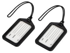 Hama 105322 Bagage Adres Label Set Zwart